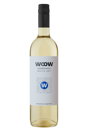 Вино WooW Шардоне, белое сухое 